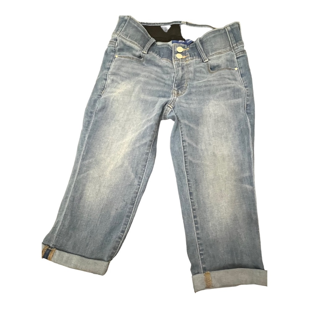 Women Apt 9 Capri Denim Jeans Sz 4